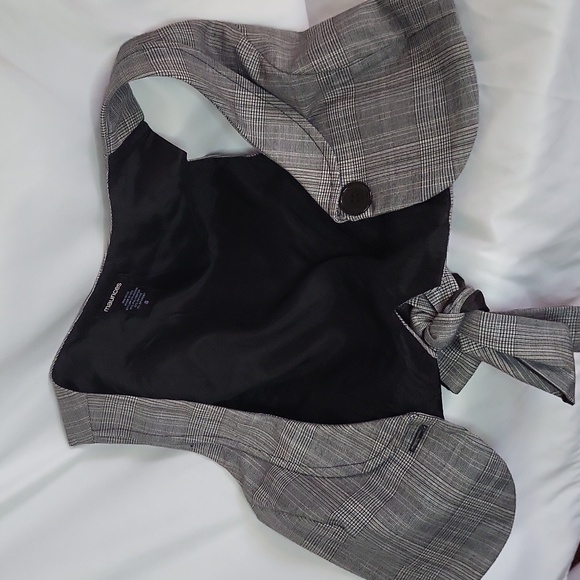 Gray Vest Maurices sz Small y2k 2005? - Picture 10 of 12
